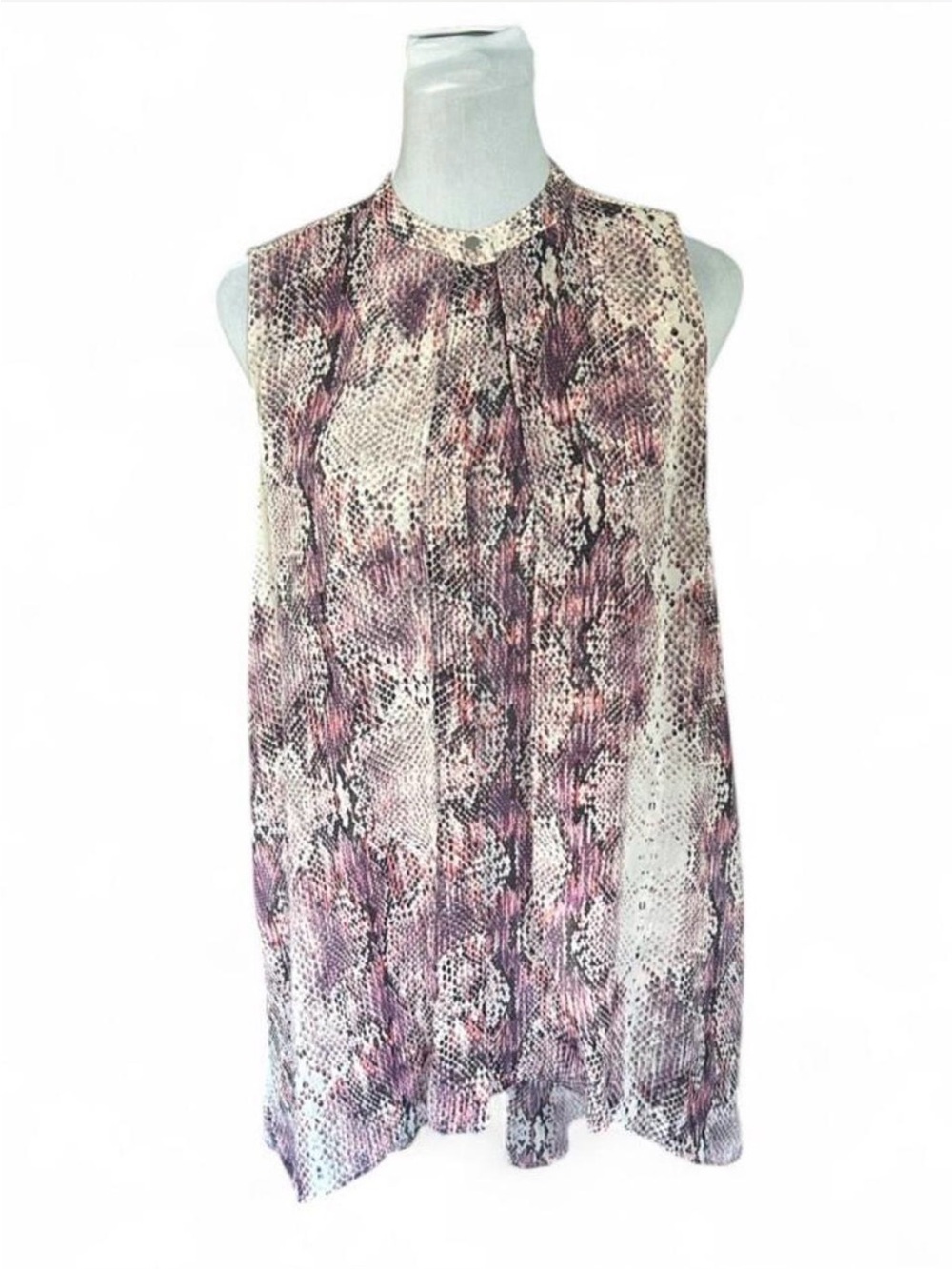 Jennifer Lopez purple and beige snake print dress in XS